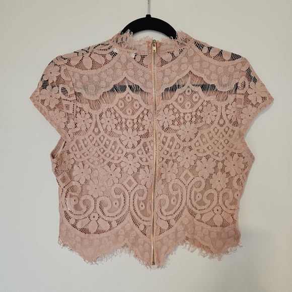 A.Peach Pink Blouse - Picture 2 of 6